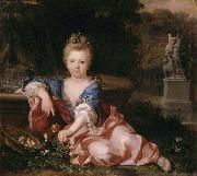 Alexis Simon Belle, Portrait of Mariana Victoria of Spain fiancee of Louis XV